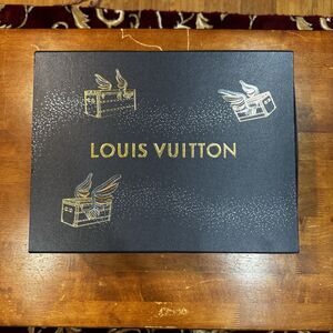 Louis Vuitton Authentic LV Dark Navy Slide Out Empty Box 12x9x5
